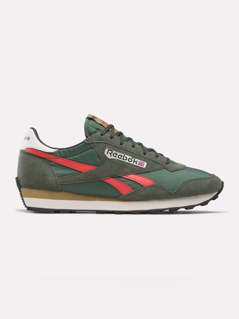 *NEW* Reebok Aztec II Grit Green Semi Orange Flare Alabaster Mens US 6.5 NWT NIB